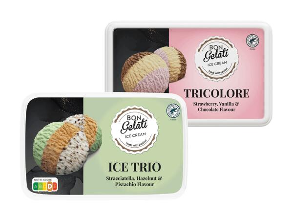 Tricolore Eisschale