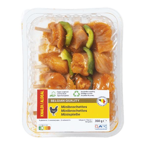 Minibrochettes de poulet
