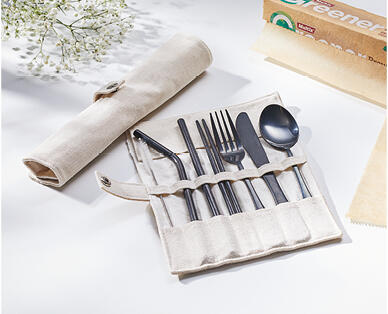 Stainless Steel Reusable Cutlery 7 Piece Set