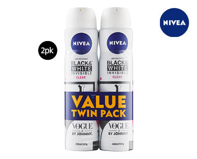 Nivea Women's Antiperspirant Deodorant 2 x 151g