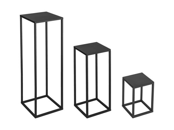 Set de socles décoratifs, 3 pièces