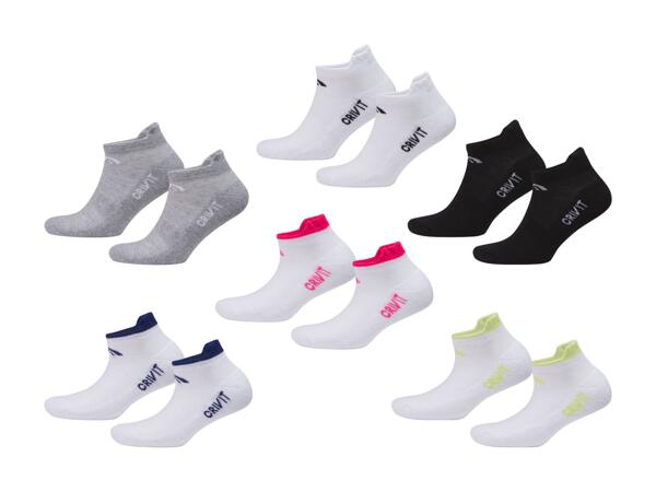 CRIVIT(R) Sneakerstrømper 3-pak