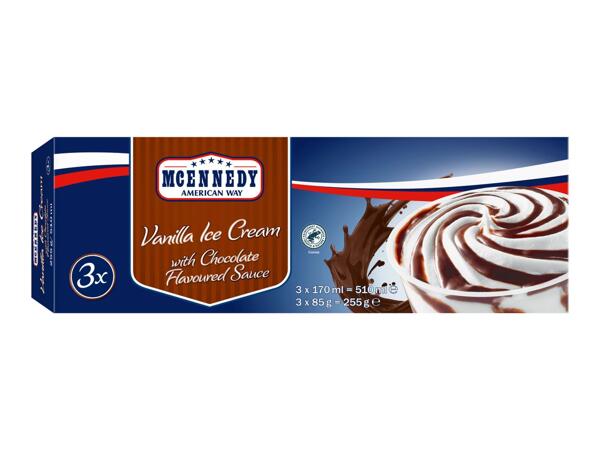 MCENNEDY Vanilla Ice Cream with Sauce Assorted