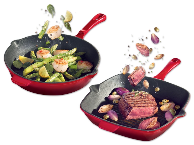 ERNESTO(R) Gusseisen-Pfanne/Grillpfanne