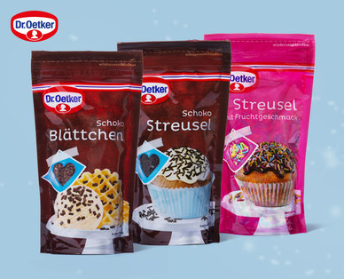 DR. OETKER Streusel/Schoko Blättchen
