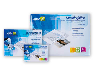 Pochettes de plastification OFFICE