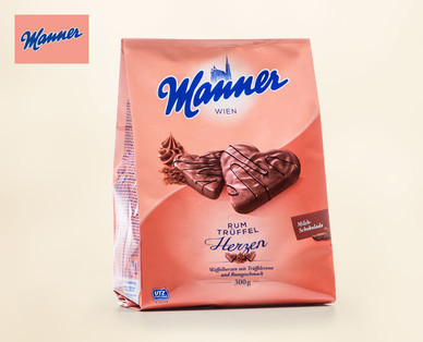 MANNER Rum Trüffel Herzen