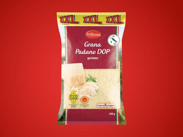 Grana Padano DOP gerieben