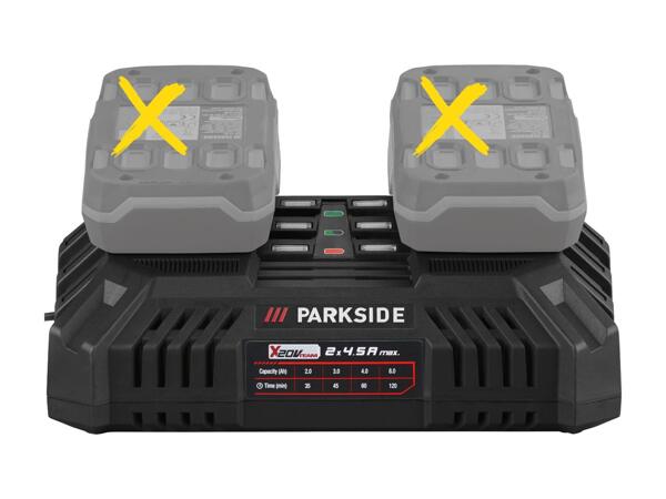 PARKSIDE(R) Dobbeltoplader 20 V