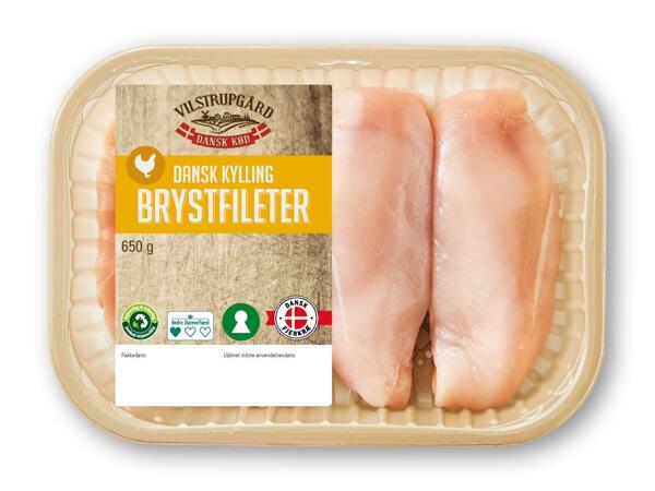 VILSTRUPGÅRD Kyllingebrystfilet, -over- og -underlår eller hakket kylling
