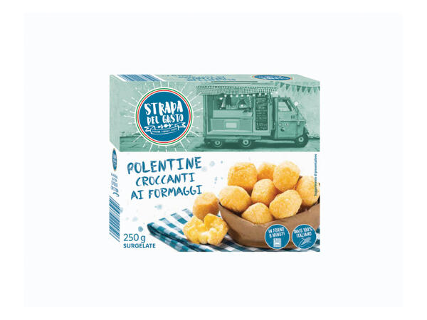 Mini Polenta Bites with Cheese