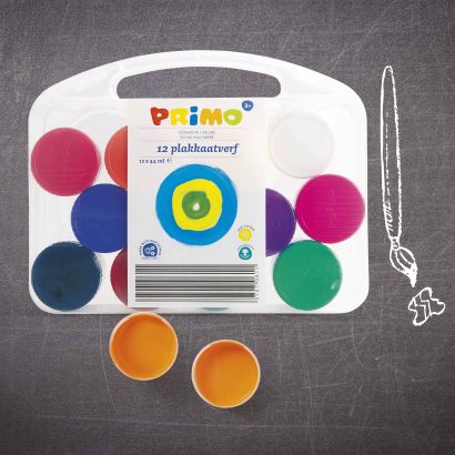 Gouaches, 12 pcs