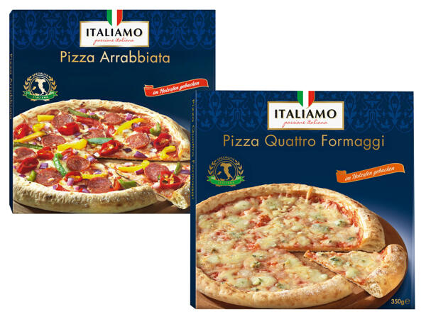 ITALIAMO Pizza Arrabbiata oder Quattro Formaggi