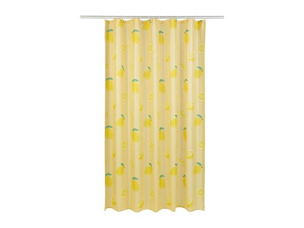 Livarno Home Shower Curtain - Lemon