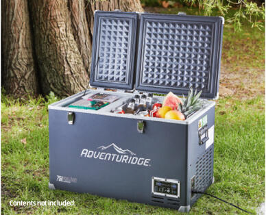 Dual Zone Portable Fridge Freezer 75L