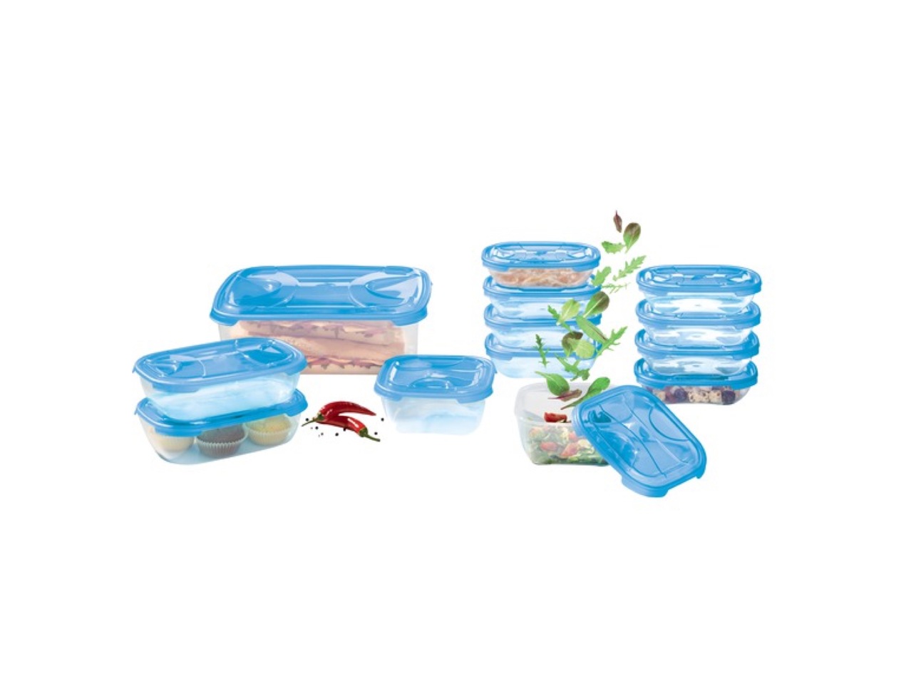 Förvaringsburkar, 13-pack1