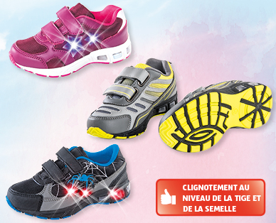 Chaussures clignotantes pour enfants KIDZ ALIVE