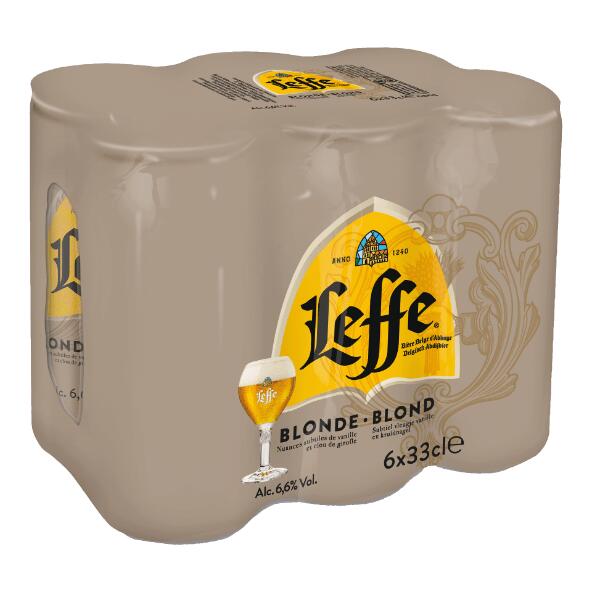 LEFFE(R) 				Bière blonde, 6 pcs