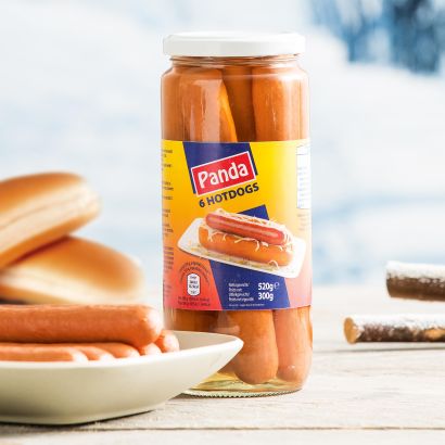 Saucisses hot-dog, 6 pcs