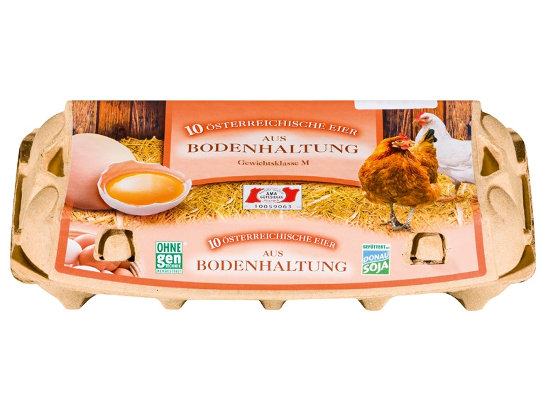 Eier aus Bodenhaltung