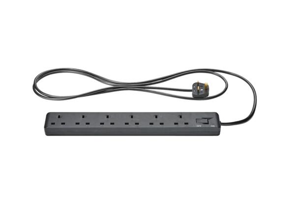 6 Socket Extension Lead