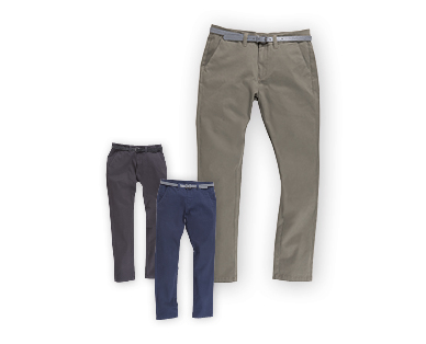 Pantalon pour hommes avec ceinture HANBURY MEN'S FASHION