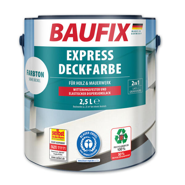 2in1 Express Deckfarbe 2,5 Liter