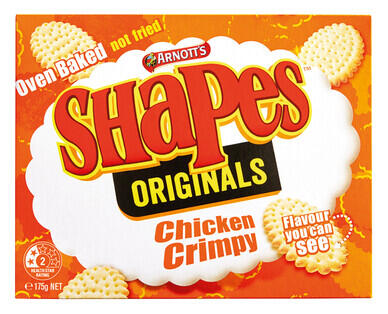 Arnott's Shapes Chicken Crimpy 175g
