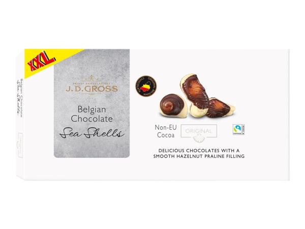 J.D. Gross Belgian Chocolate Sea Shells, 500g