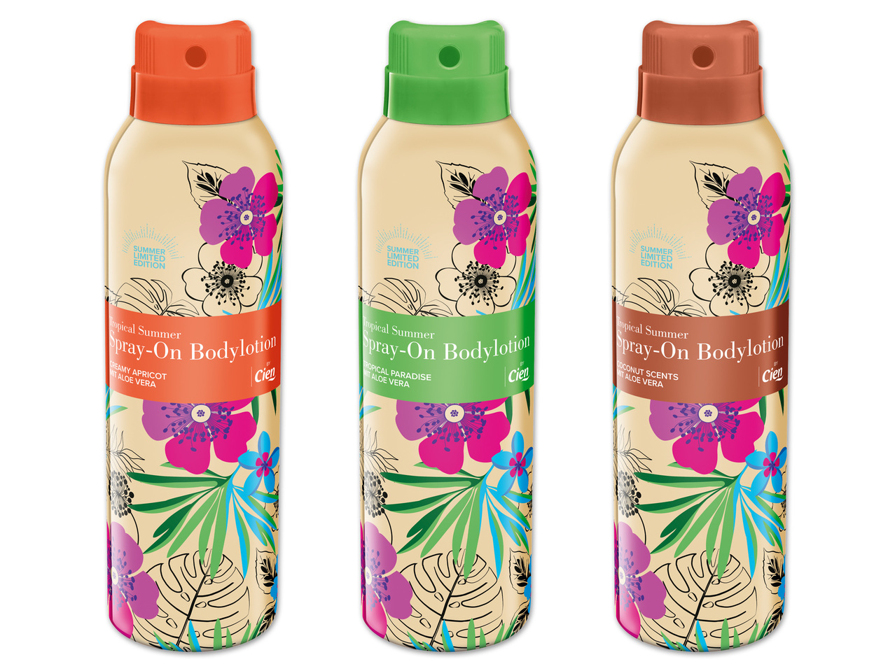 TROPICAL SUMMER BY CIEN Spray-On Bodylotion