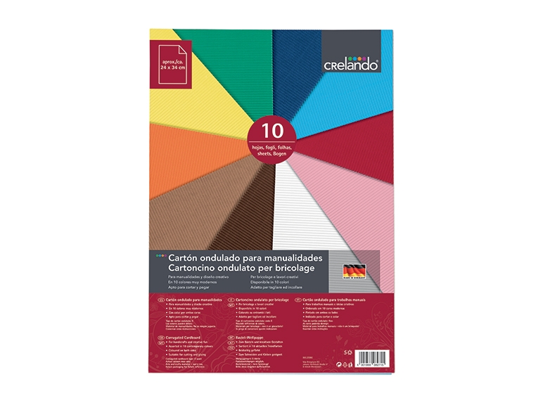 Coloured Card, Drawing Pad, Corrugated Cardboard