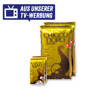 CHICCO D'ORO(R) Kaffee Tradition gemahlen oder ganze Bohnen