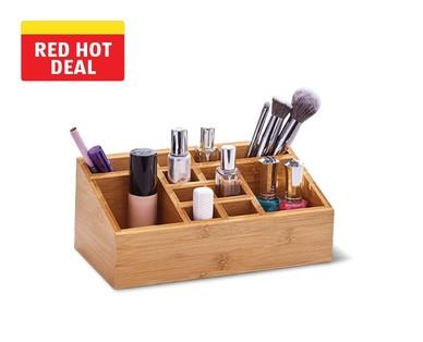 Easy Home Bamboo Cosmetic or Swivel Organizer