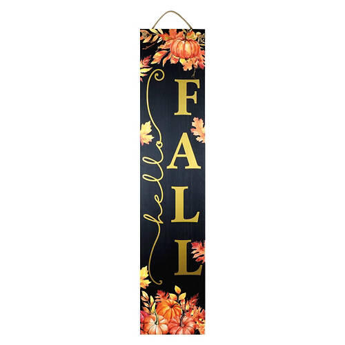 47" Tall Fall Reversible Porch Sign - Fall/Spooky