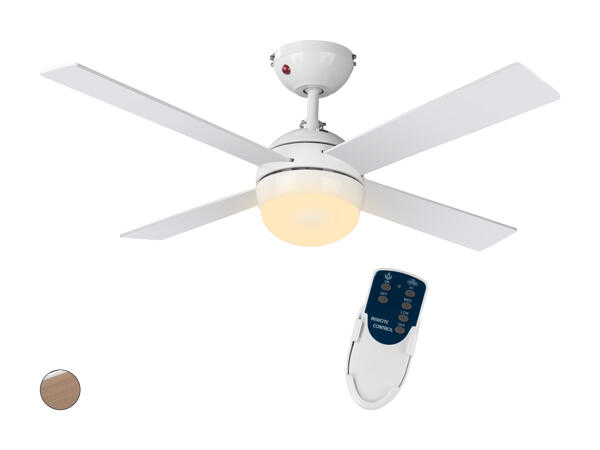 Ventilatore da soffitto con lampada LED