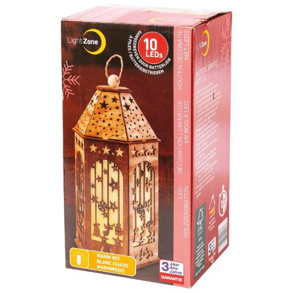 LIGHTZONE(R) 				Décoration en bois à LED
