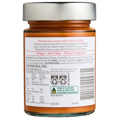 Sweet Chilli & Sour Cream Dipping Sauce 160g