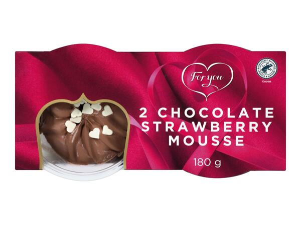 For You Mousse Chocolate Strawberry