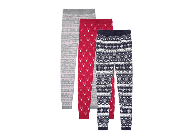 Stickade leggings