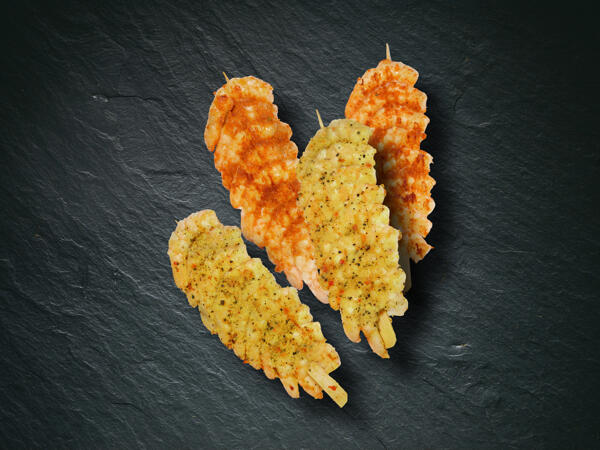 Brochette aux crevettes bio marinée