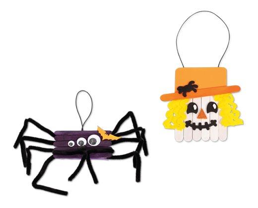 Smile! Create Your Own Halloween Stick Characters