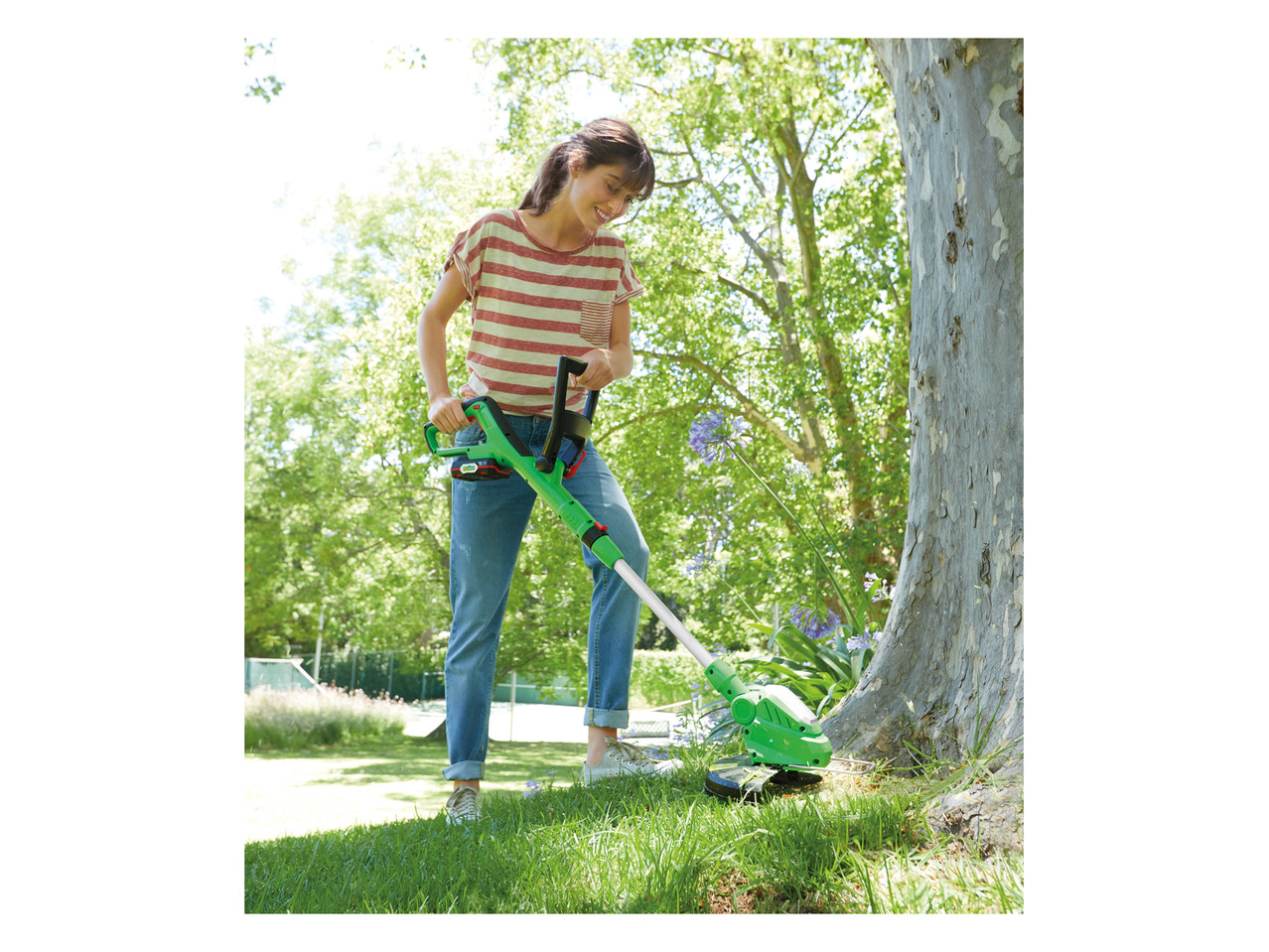 Florabest 20V Cordless Grass Trimmer1