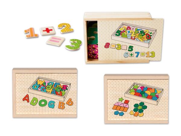 Montessori Holz-Magnet-Set