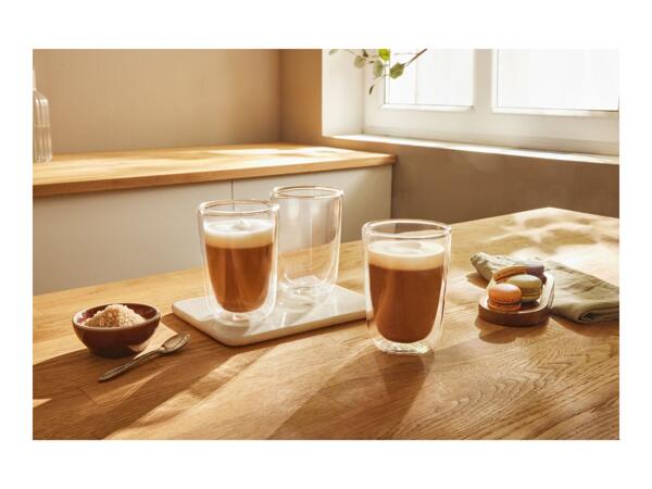Silvercrest Cappuccino Glasses - 3 Pack