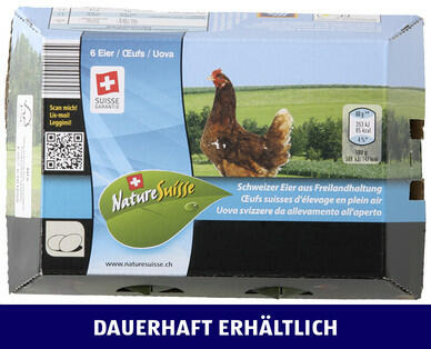 NATURE SUISSE 
 SCHWEIZER FREILANDEIER