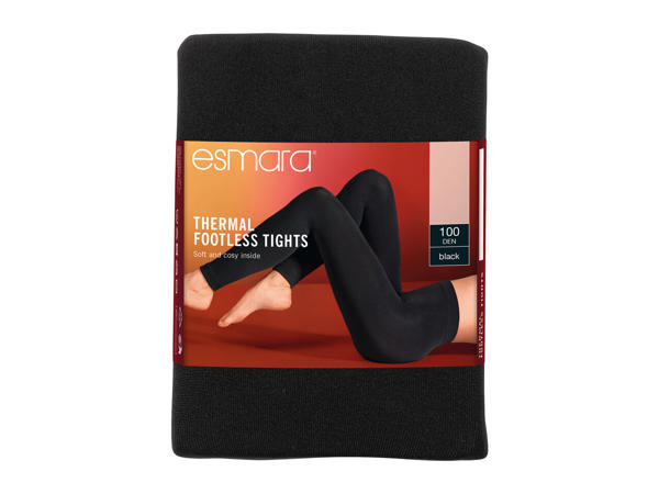 Esmara Adults' Thermal Tights or Thermal Footless Tights