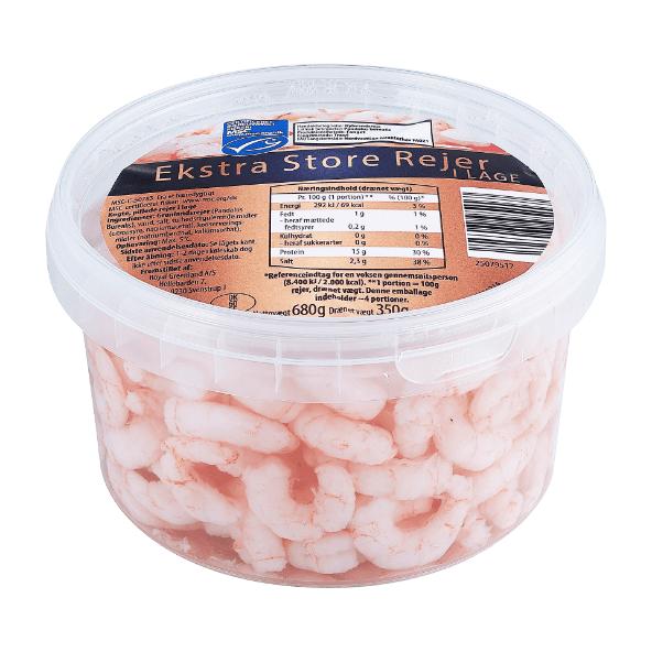 Ekstra store rejer