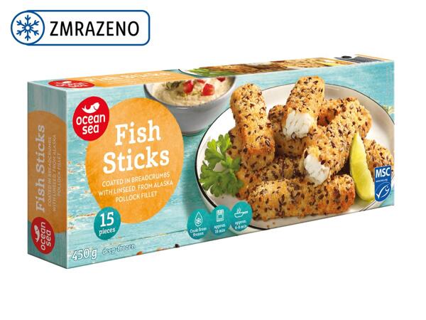 SMAŽENÉ RYBÍ PRSTY S LNĚNÝM SEMÍNKEM