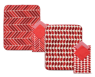 Huntington Home Microfiber Drying Mat or 3-Pack Towels