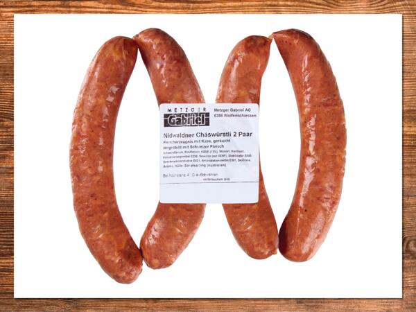 Nidwaldner Chäswürstli (Aktion nur in der Deutschschweiz gültig)
